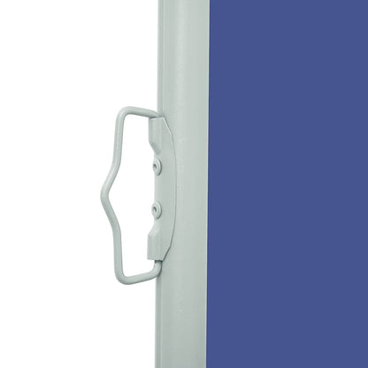Side Awning | Blue, Grey | Polyester, Powder-Coated Steel | 170x300 cm