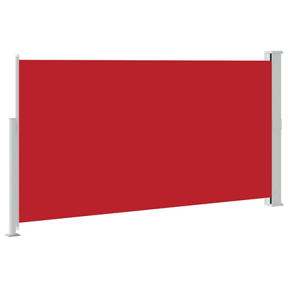 Side Awning | Red and Grey | Polyester, Powder-coated steel | 170x300 cm