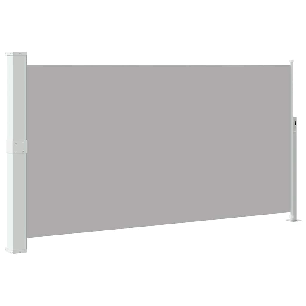 Side Awning | Grey | Polyester, Powder-Coated Steel | 170 x 300 cm