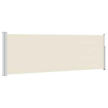 Patio Retractable Side Awning 100x300 cm Cream