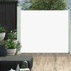 Patio Retractable Side Awning 39.4"x118.1" Cream