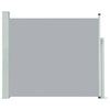 Patio Retractable Side Awning 39.4"x118.1" Gray
