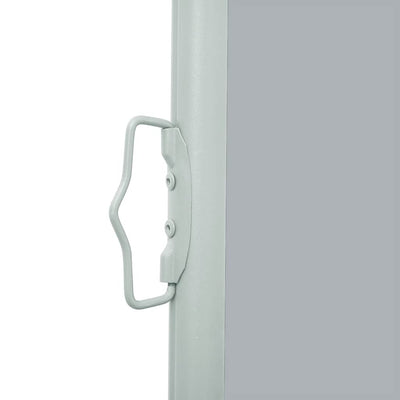 Patio Retractable Side Awning 39.4"x118.1" Gray