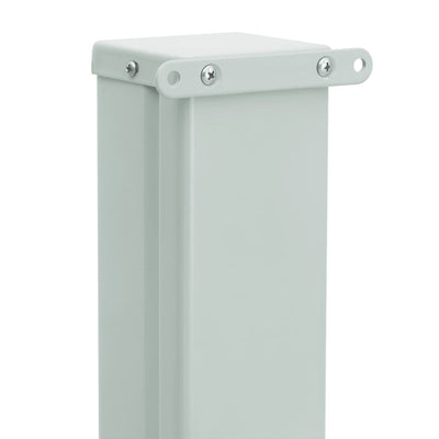 Patio Retractable Side Awning 39.4"x118.1" Gray