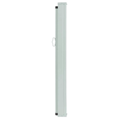 Patio Retractable Side Awning 39.4"x196.9" Black