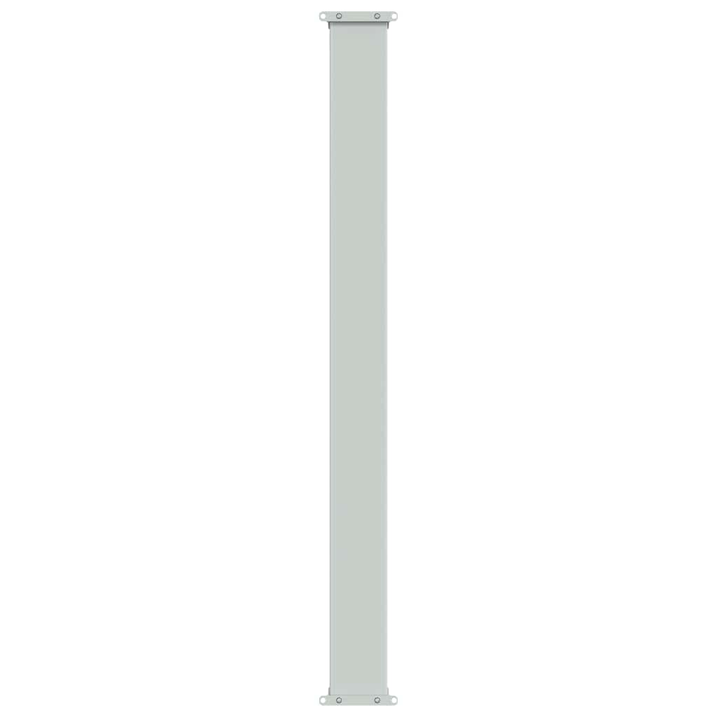 Patio Retractable Side Awning 47.2"x196.9" Gray