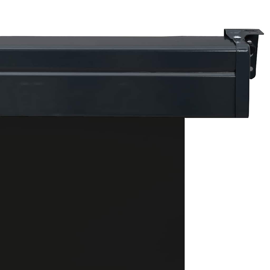 Balcony Side Awning 85x250 cm Black