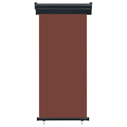 Balcony Side Awning 85x250 cm Brown