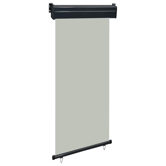 Balcony Side Awning | Grey | Steel | 105x250cm | Adjustable Armrests