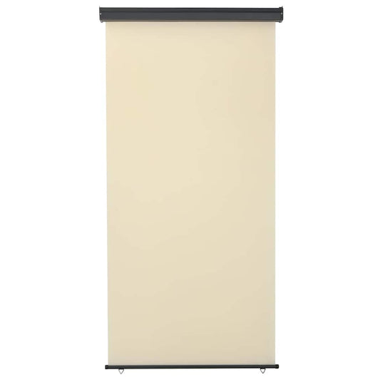 Balcony Side Awning 125x250 cm Cream