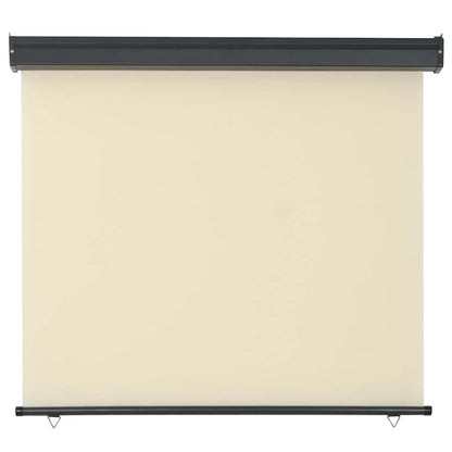 Balcony Side Awning 125x250 cm Cream