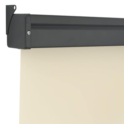 Balcony Side Awning 125x250 cm Cream
