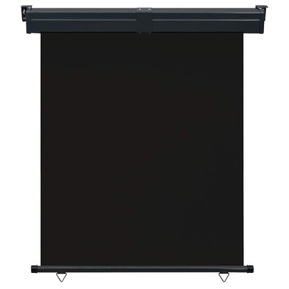 Balcony Side Awning 145x250 cm Black