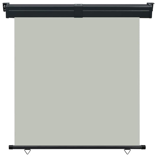 Balcony Side Awning | Grey | Polyester fabric, Steel, Aluminium | Medium