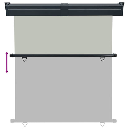 Balcony Side Awning 165x250 cm Grey