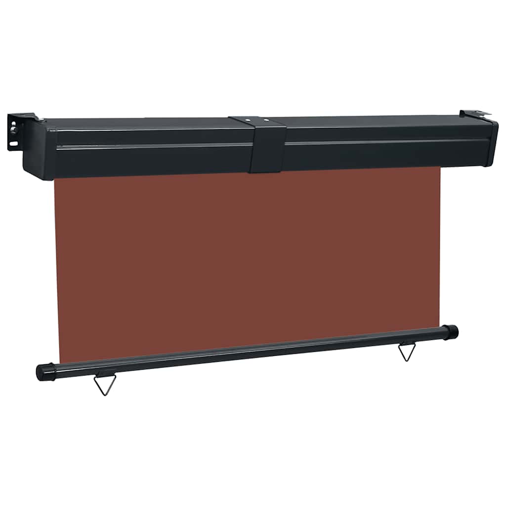 Balcony Side Awning 165x250 cm Brown