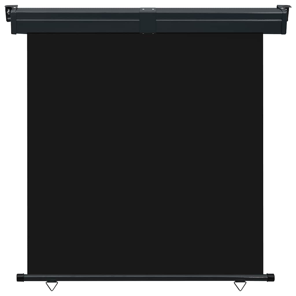 Balcony Side Awning | Black | Steel, aluminium, polyester | 175x250 cm