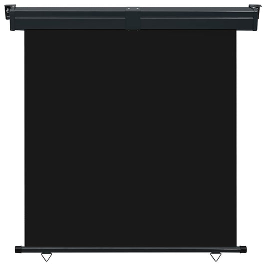 Balcony Side Awning 175x250 cm Black