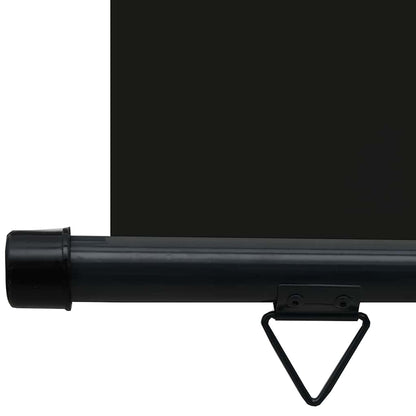 Balcony Side Awning | Black | Steel, aluminium, polyester | 175x250 cm