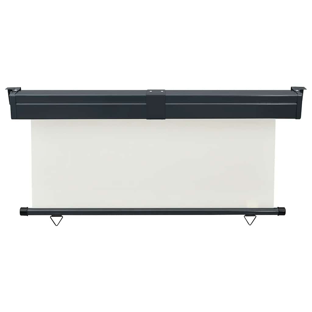 Balcony Side Awning | Cream | Polyester, Aluminium, Steel | 175 x 250 cm