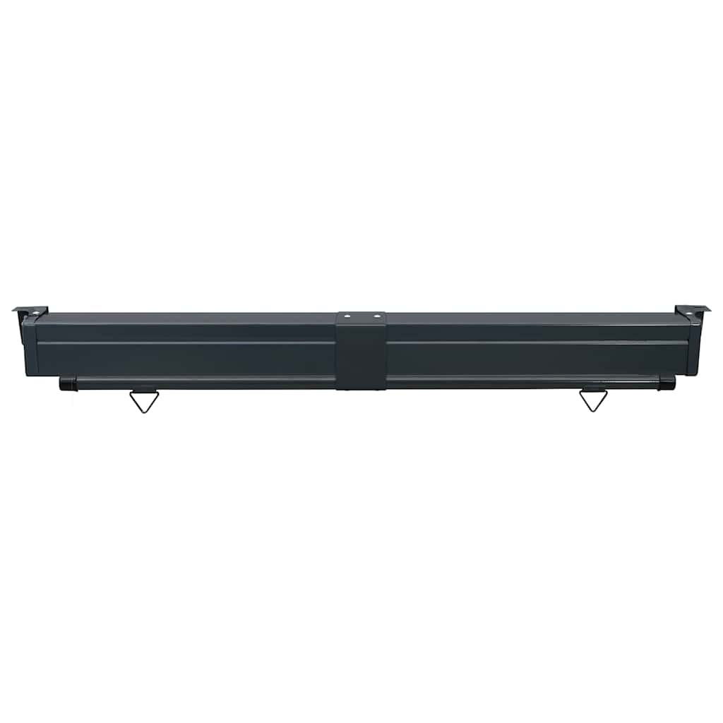 Balcony Side Awning | Grey | Steel | 175x250 cm | Retractable