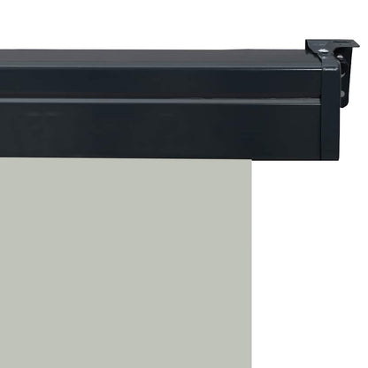 Balcony Side Awning | Grey | Steel | 175x250 cm | Retractable