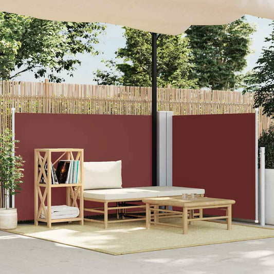 Retractable Side Awning Brown 100x600 cm