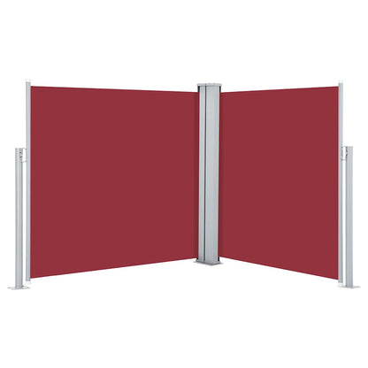 Side Awning | Red | Polyester with PU coating | 100 x 600 cm