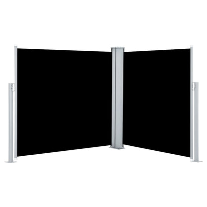 Retractable Side Awning Black 47.2"x236.2