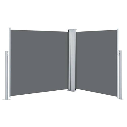 Retractable Side Awning Anthracite 47.2"x236.2