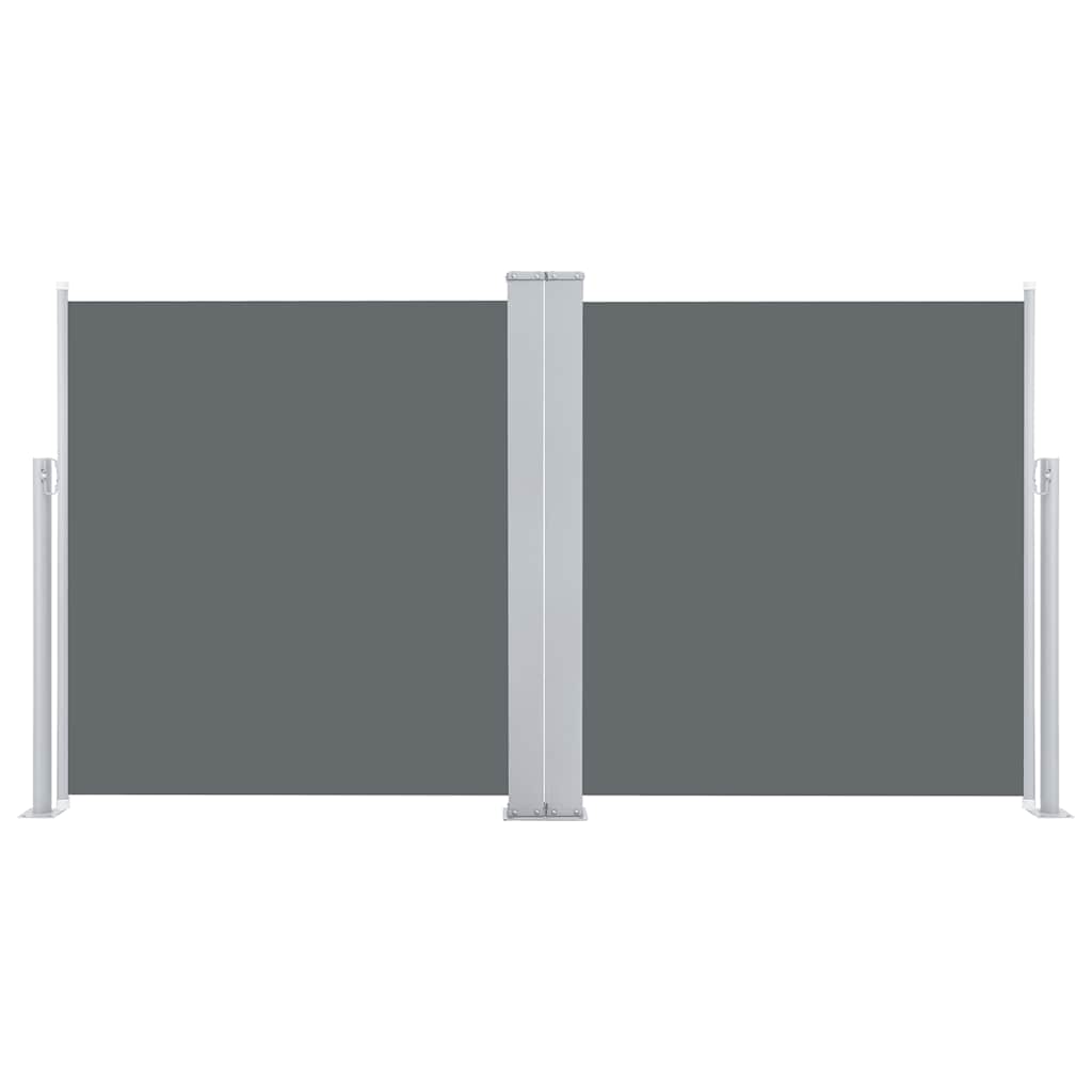 Retractable Side Awning Anthracite 47.2"x236.2