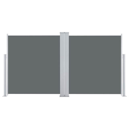 Retractable Side Awning Anthracite 47.2"x236.2