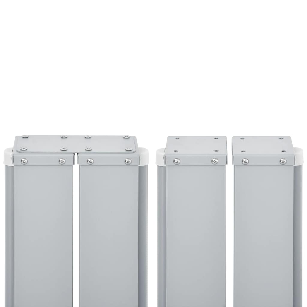 Retractable Side Awning Anthracite 47.2"x236.2