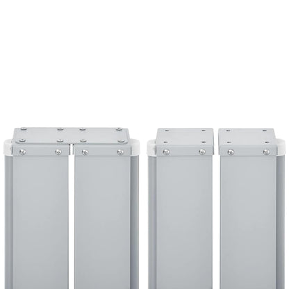 Retractable Side Awning Anthracite 47.2"x236.2