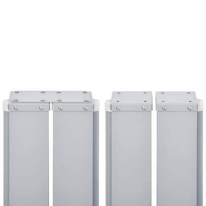 Retractable Side Awning Black 55.1"x236.2