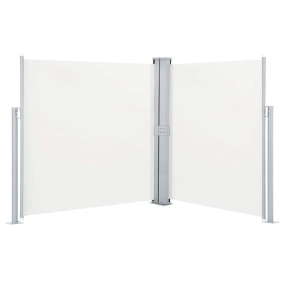 Retractable Side Awning Cream 140x600 cm