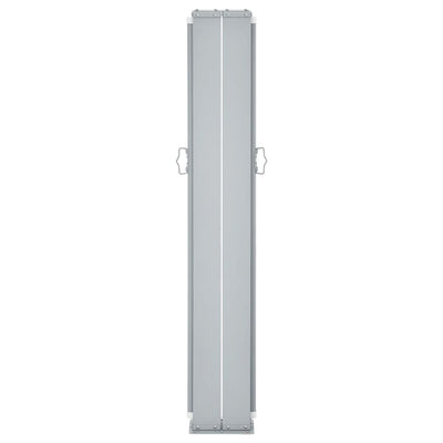 Retractable Side Awning Brown 55.1"x236.2"