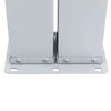 Retractable Side Awning Brown 55.1"x236.2"