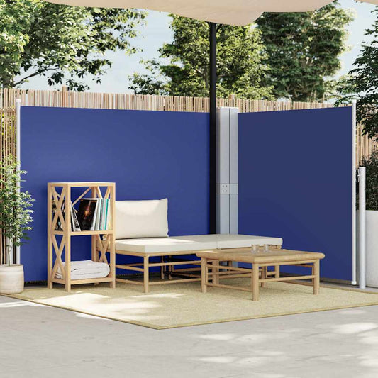 Side Awning | Blue | Polyester with PU coating | 140x600 cm