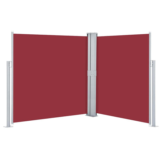 Side Awning | Red | 100% polyester with PU coating | 140x600 cm