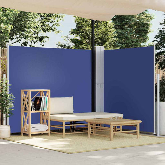 Side Awning | Blue | Polyester fabric with PU coating | 160x600 cm