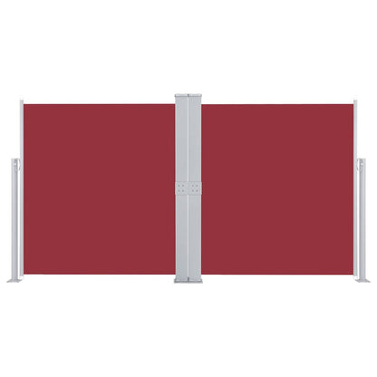 Retractable Side Awning Red 160x600 cm