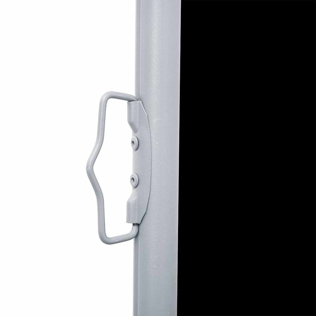 Patio Retractable Double Side Awning 66.9"x236.2" Black