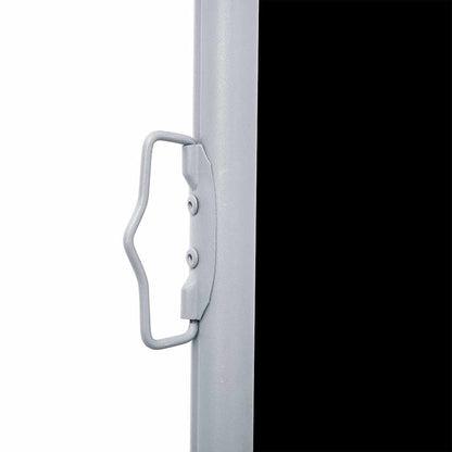 Patio Retractable Double Side Awning 66.9"x236.2" Black