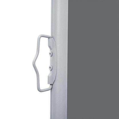 Patio Retractable Double Side Awning 66.9"x236.2" Anthracite