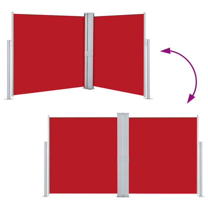 Retractable Side Awning 170x600 cm Red