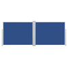 Retractable Side Awning Blue 140x1000 cm