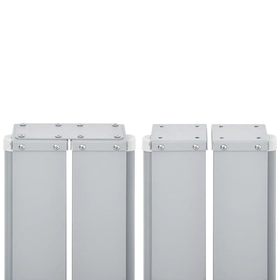 Retractable Side Awning Blue 140x1000 cm