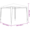 Professional Party Tent 2.5x2.5 m Anthracite 90 g/m²