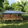 Professional Party Tent 4x6 m Anthracite 90 g/m²